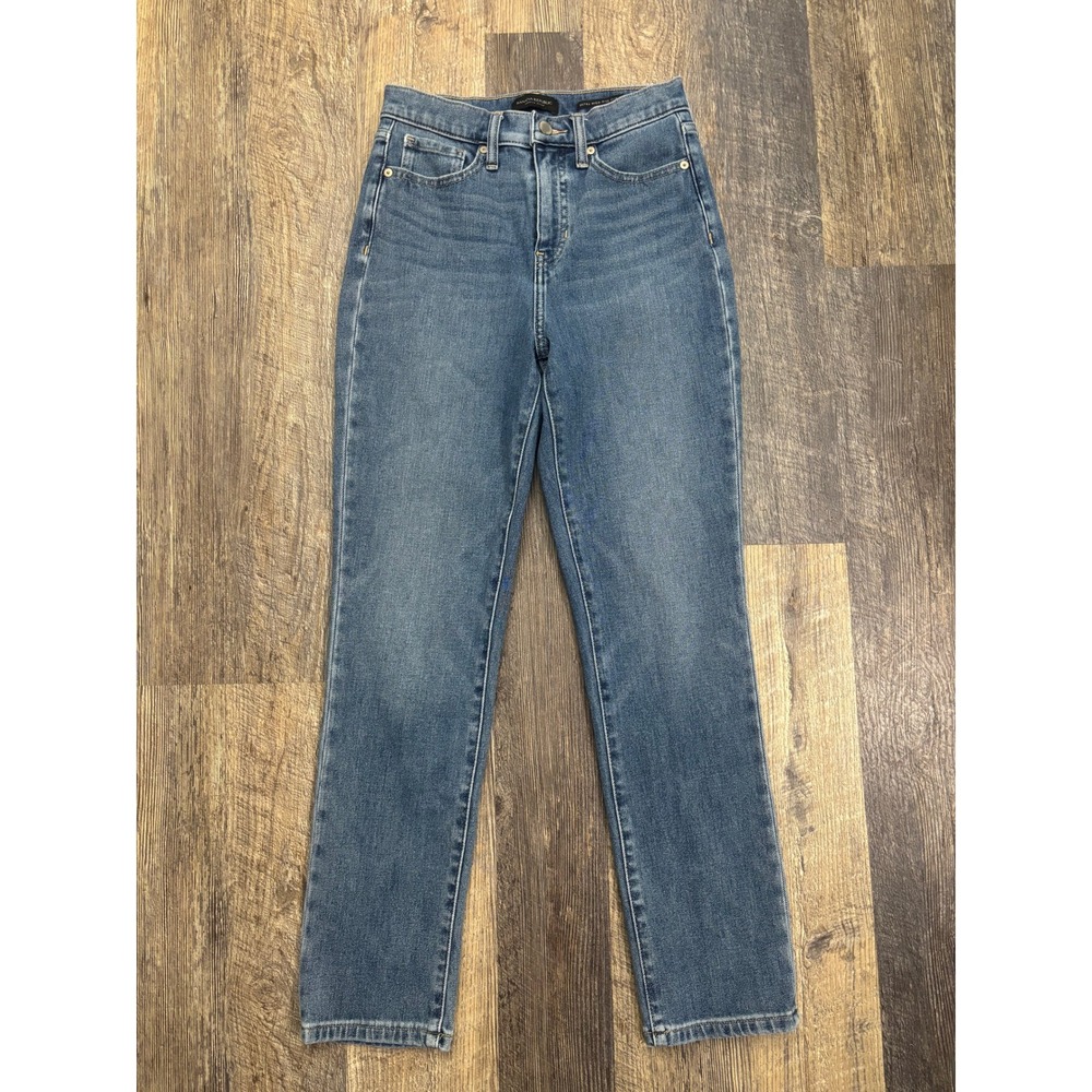 Banana Republic Ultra High-Rise Slim Fit Jeans Medium Wash Blue‎ Denim 26 x 26.5